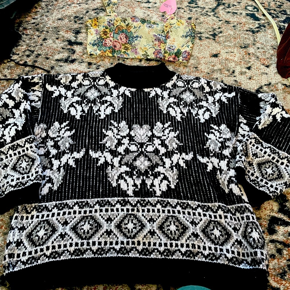 Vintage Italian wool sweater in large